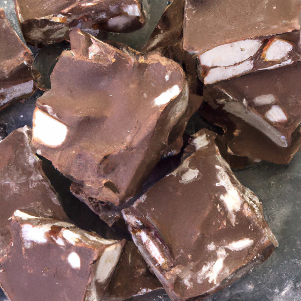 “Rocky Road Fudge: A Chewy and Nutty Chocolate Treat”